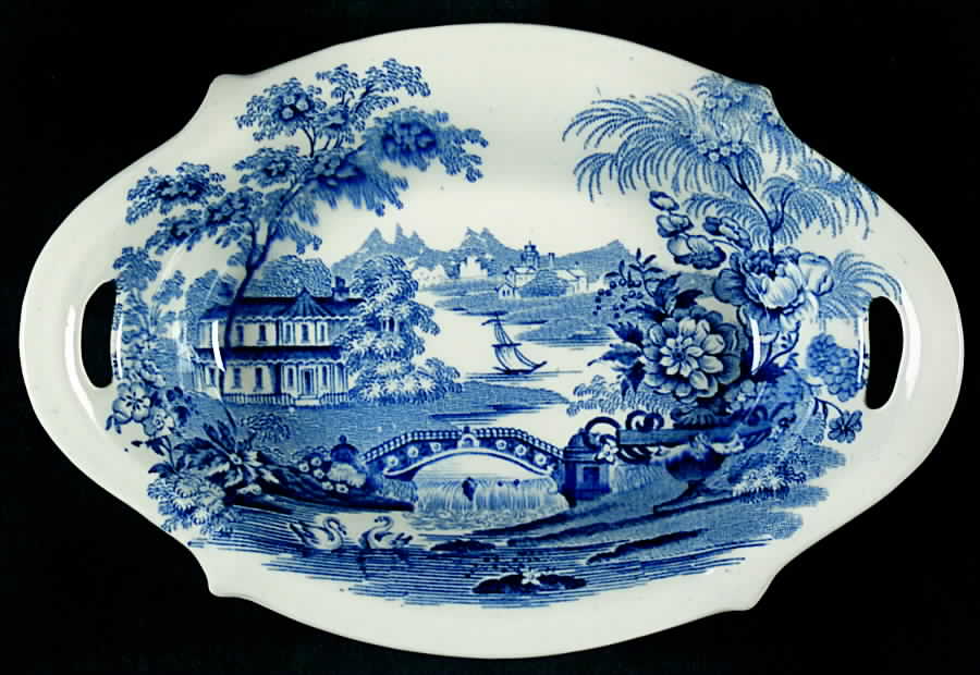 Tonquin Blue Bon Bon by Royal Staffordshire-1