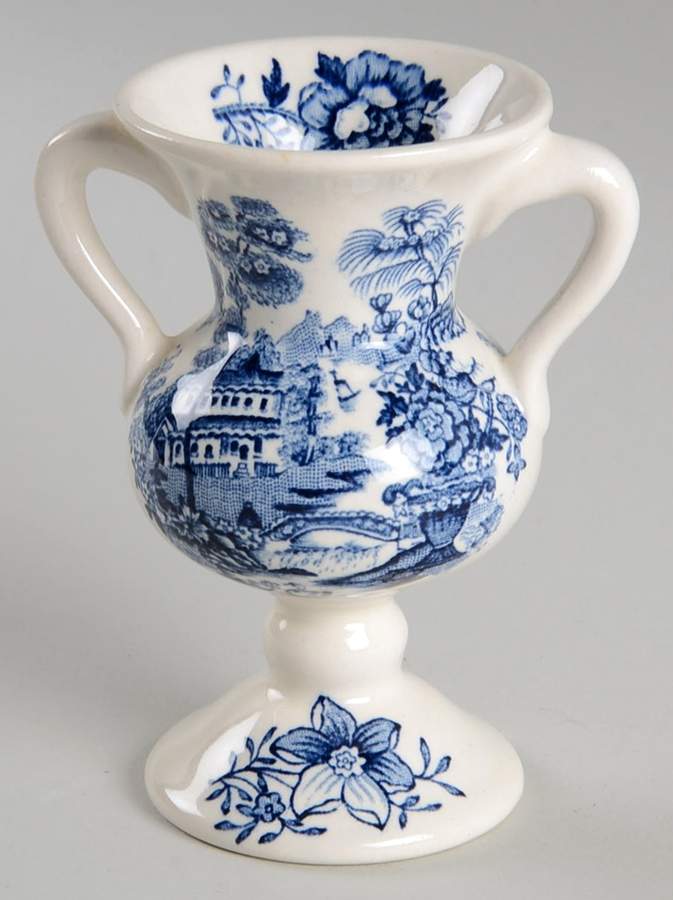 Tonquin Blue 3" Bud Vase by Royal Staffordshire-1