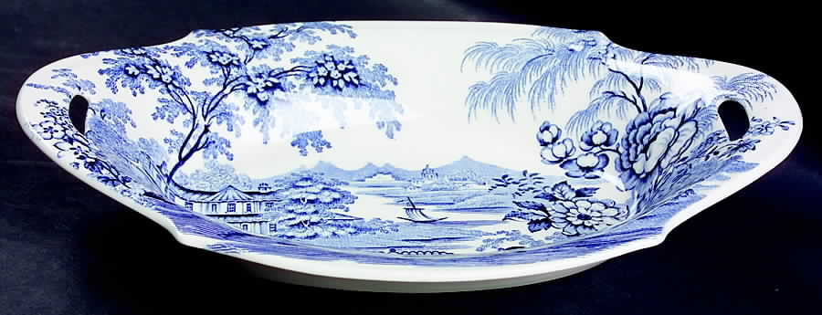 Tonquin Blue Large Bon Bon by Royal Staffordshire-1