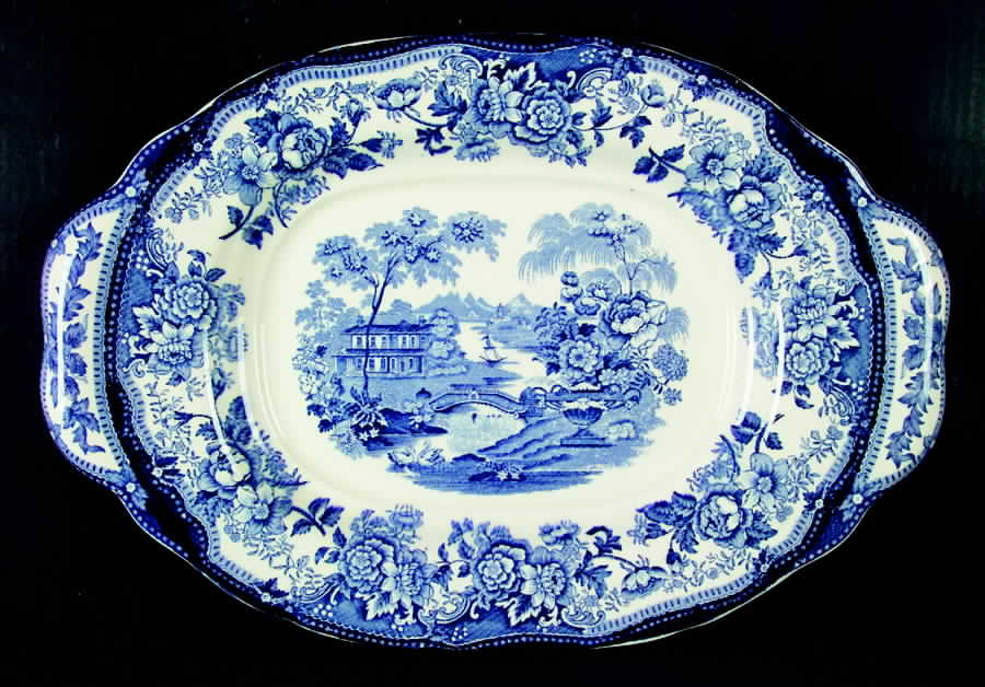 Tonquin Blue Underplate for Tureen by Royal Staffordshire-1