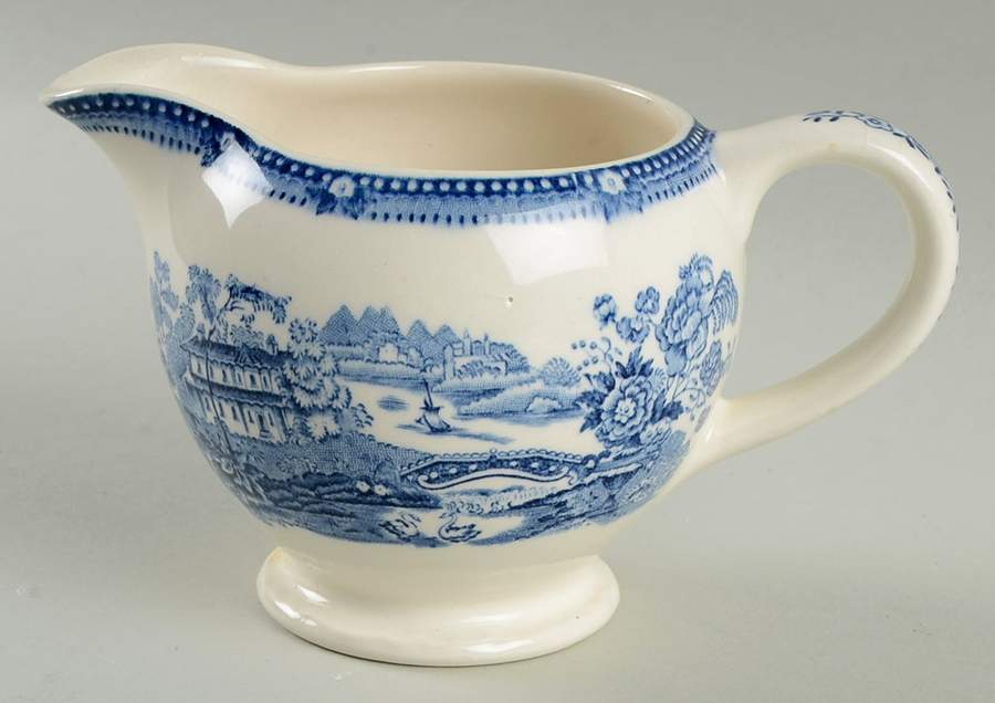 Tonquin Blue Creamer by Royal Staffordshire-1