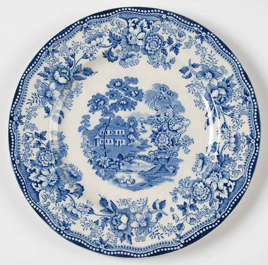 Tonquin Blue Salad Plate by Royal Staffordshire-1