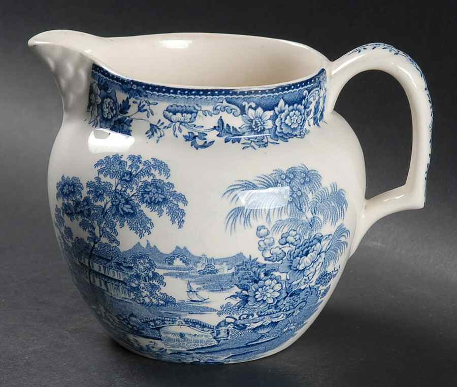 Tonquin Blue Creamer by Royal Staffordshire-1