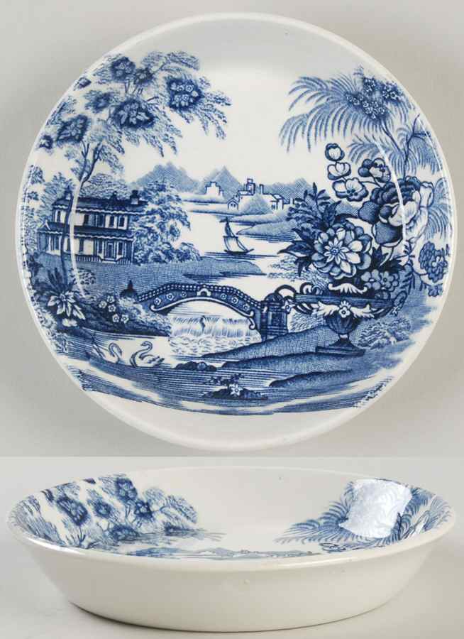 Tonquin Blue Wine Bottle Coaster by Royal Staffordshire-1
