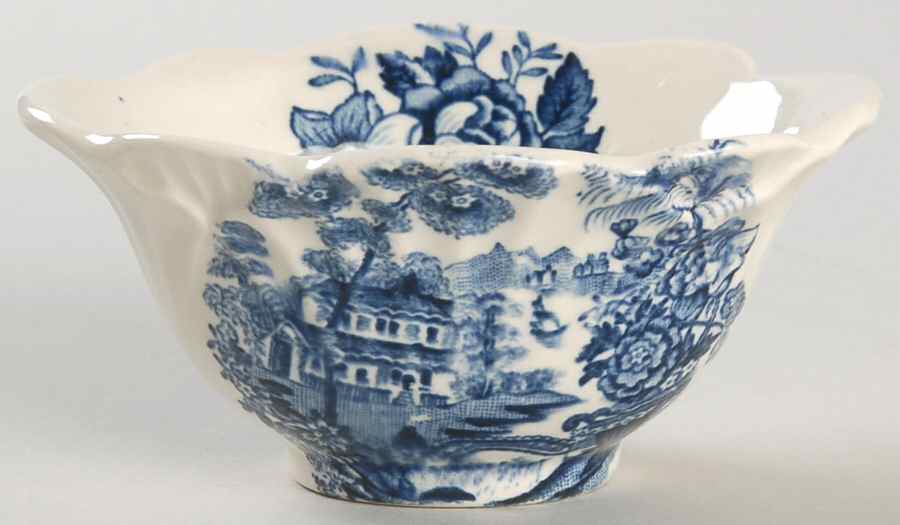 Tonquin Blue Mini Open Sugar Bowl by Royal Staffordshire-1