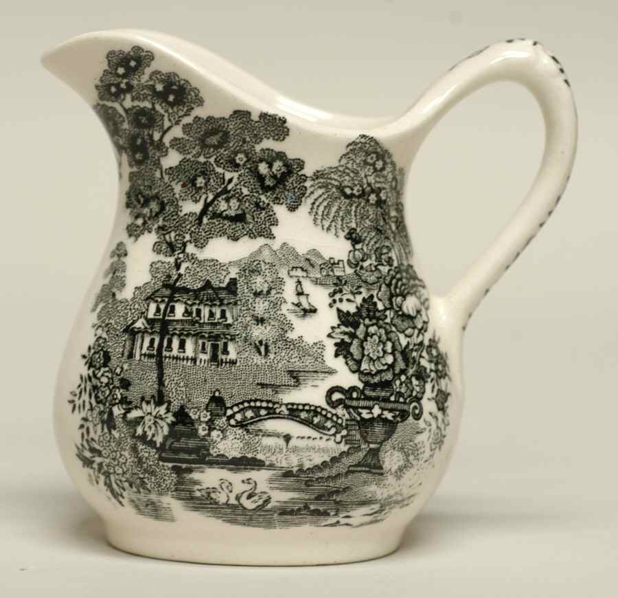Tonquin Black Mini Creamer by Royal Staffordshire-1