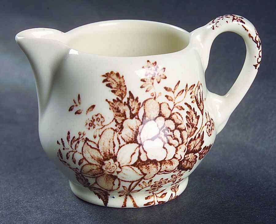 Tonquin Brown Individual Creamer by Royal Staffordshire-1