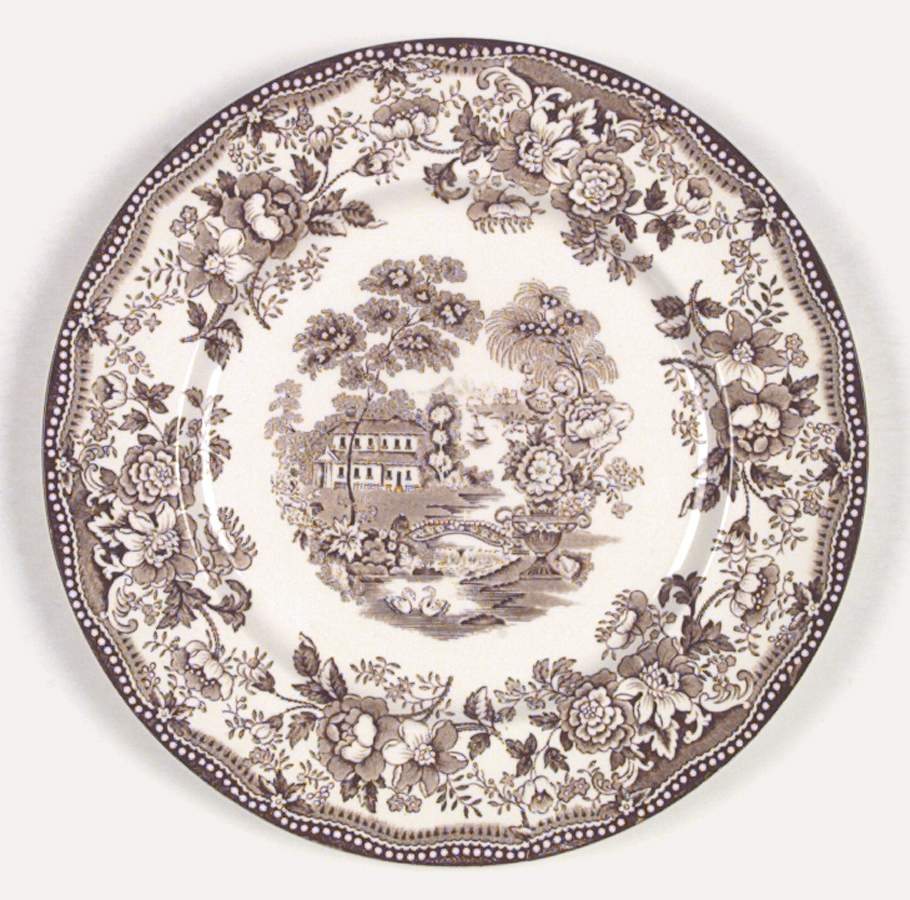 Tonquin Brown Dinner Plate by Royal Staffordshire-1