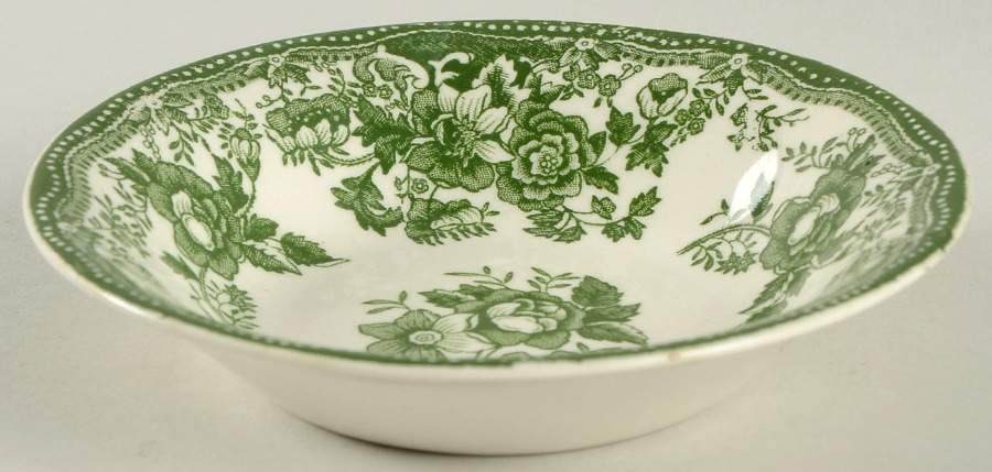 Tonquin Green Fruit/Dessert (Sauce) Bowl by Royal Staffordshire-1