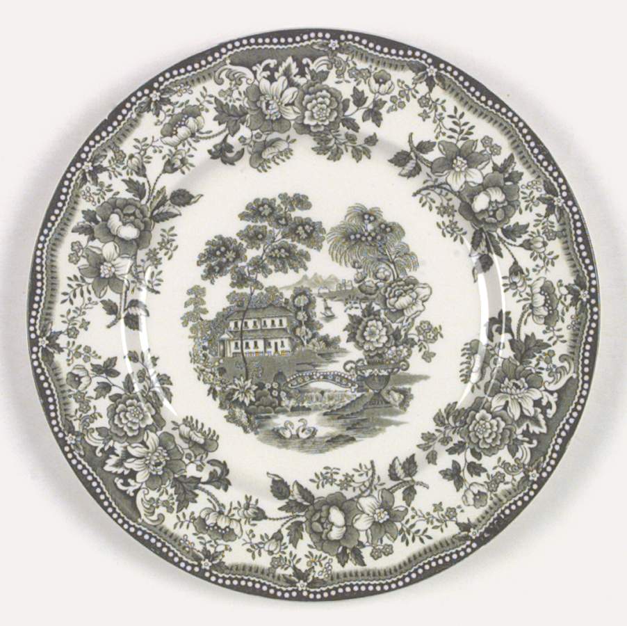 Tonquin Green Dinner Plate by Royal Staffordshire-1