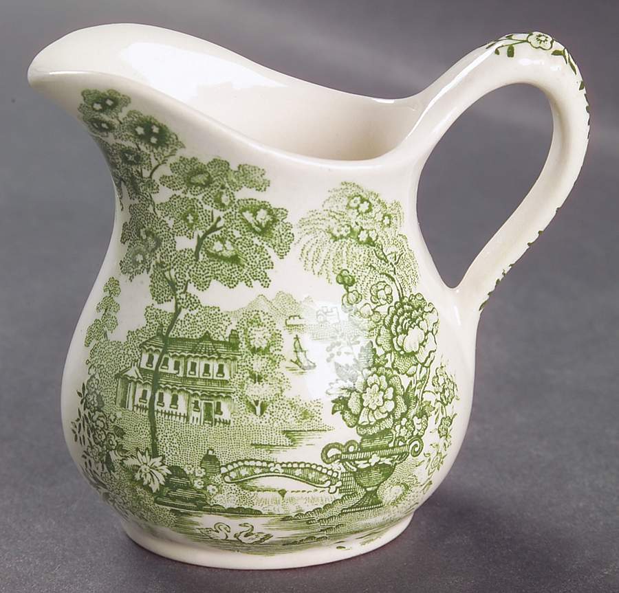 Tonquin Green Mini Creamer by Royal Staffordshire-1