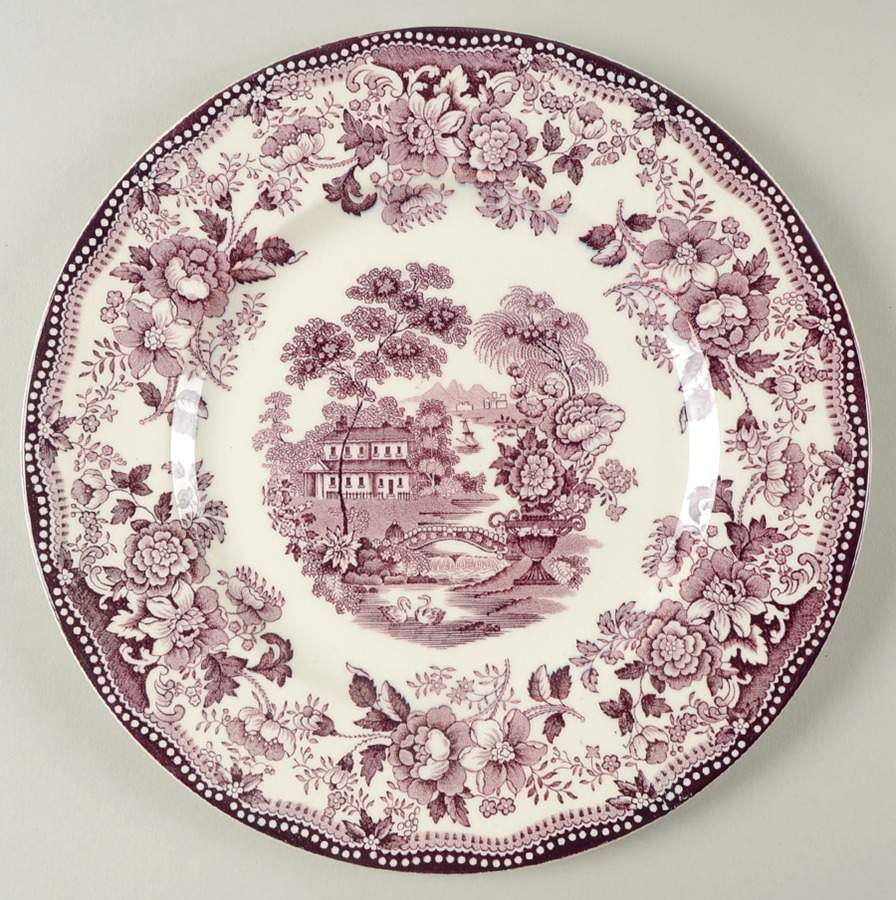 Tonquin Plum Luncheon Plate by Royal Staffordshire-1