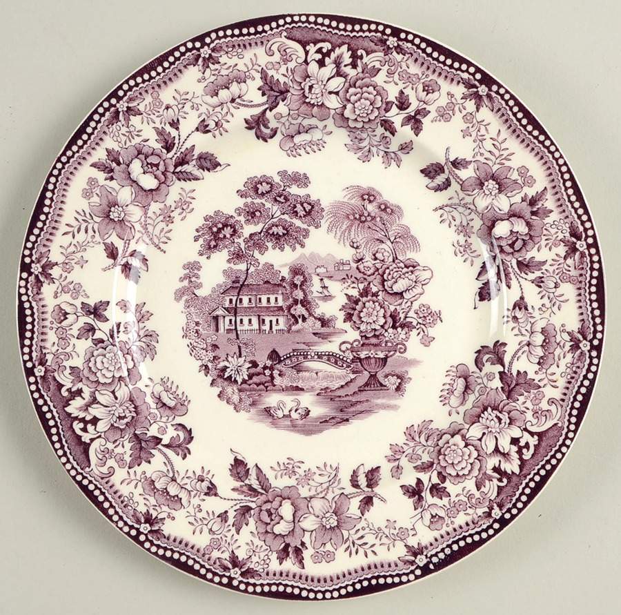 Tonquin Plum Salad Plate by Royal Staffordshire-1