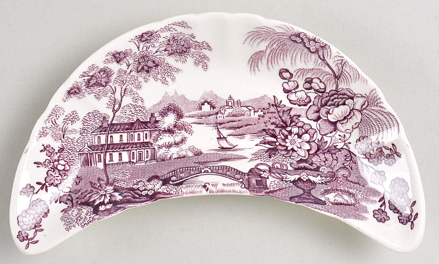Tonquin Plum Bone Dish by Royal Staffordshire-1