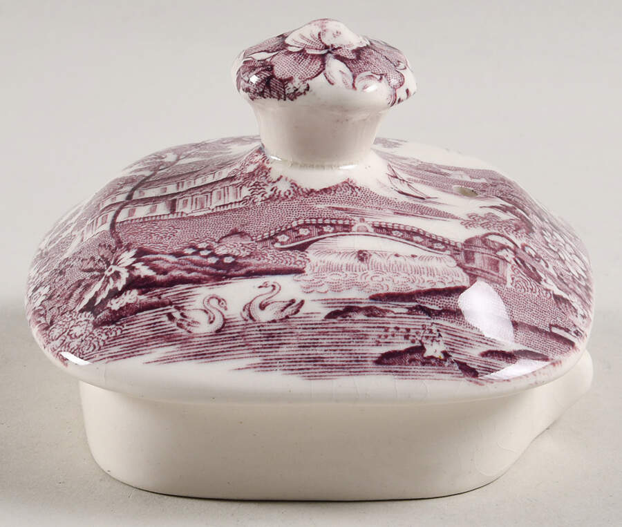 Tonquin Plum Lid for Teapot by Royal Staffordshire-1