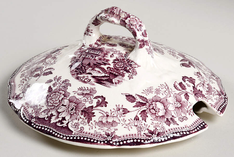 Tonquin Plum Lid for Small Tureen by Royal Staffordshire-1