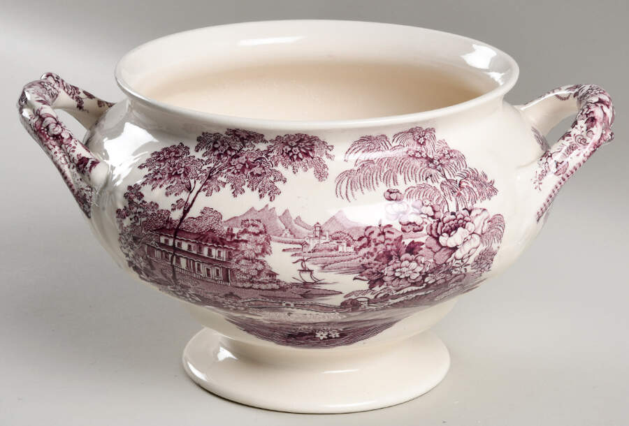 Tonquin Plum Small Tureen No LId by Royal Staffordshire-1