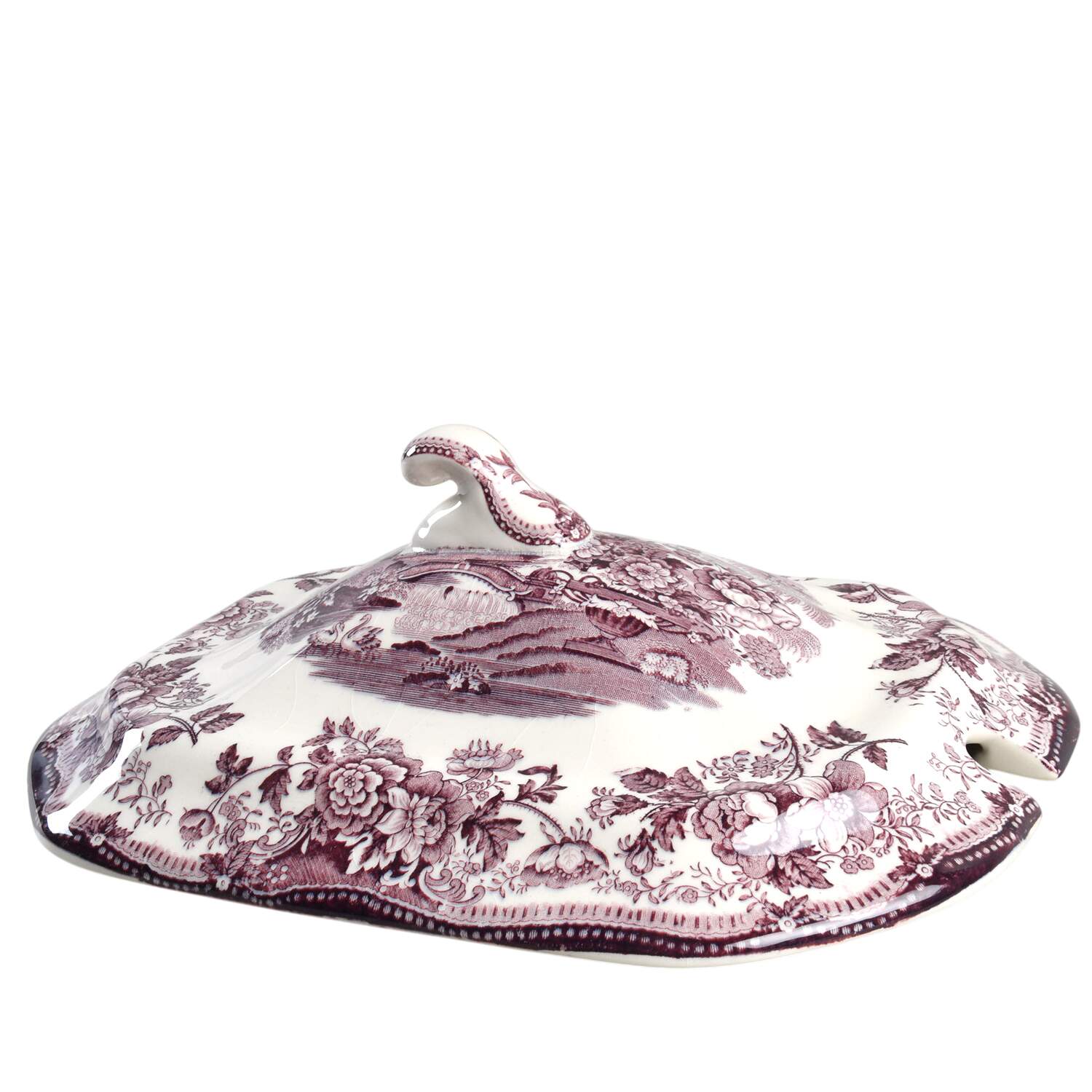 Tonquin Plum Lid for Tureen by Royal Staffordshire-1