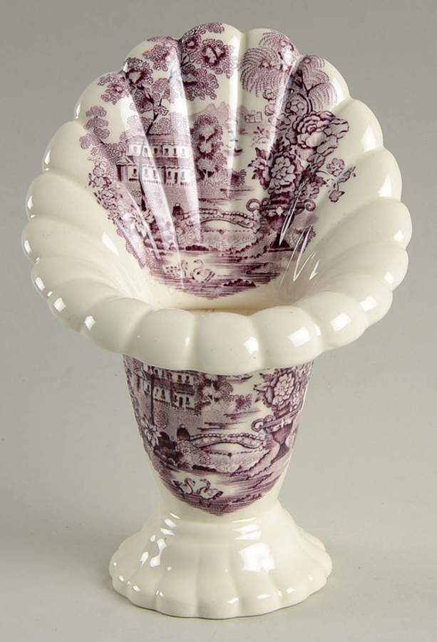 Tonquin Plum Match Holder, for Wood Matches by Royal Staffordshire-1