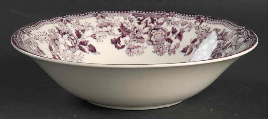 Tonquin Plum Coupe Cereal Bowl by Royal Staffordshire-1