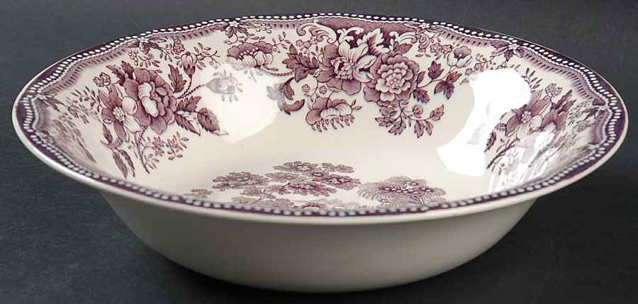 Tonquin Plum 8" Round Vegetable Bowl by Royal Staffordshire-1