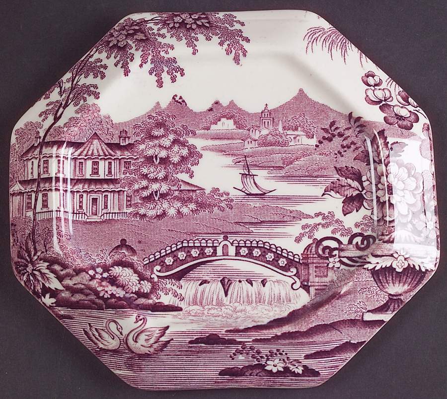 Tonquin Plum Tea Tile by Royal Staffordshire-1
