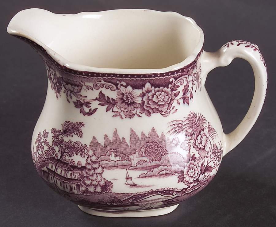Tonquin Plum Creamer by Royal Staffordshire-1