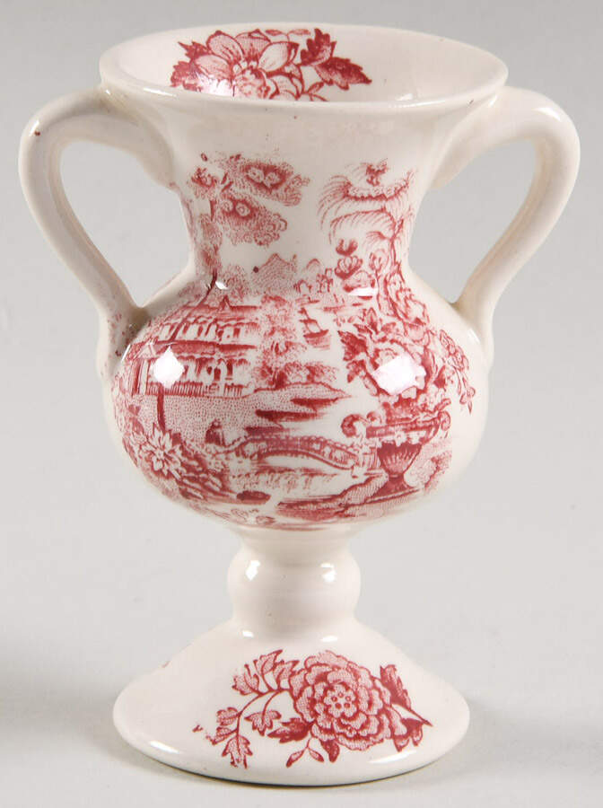 Tonquin Red Pink Mini Bud Vase by Royal Staffordshire-1