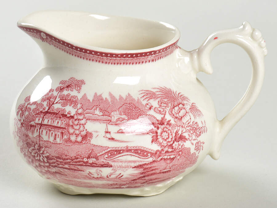Tonquin Red Pink Creamer by Royal Staffordshire-1