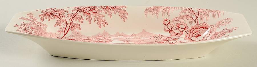 Tonquin Red Pink Celery by Royal Staffordshire-1