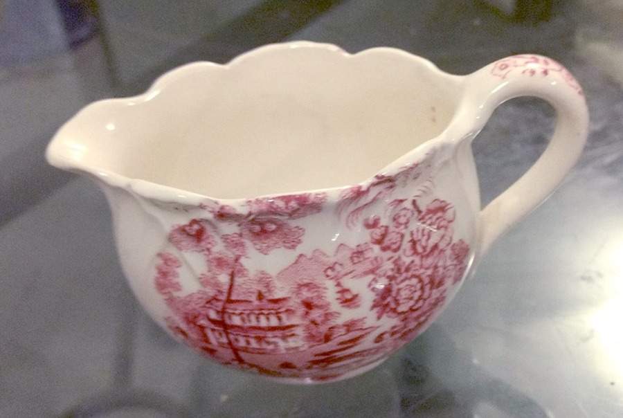 Tonquin Red Pink Mini Creamer by Royal Staffordshire-1