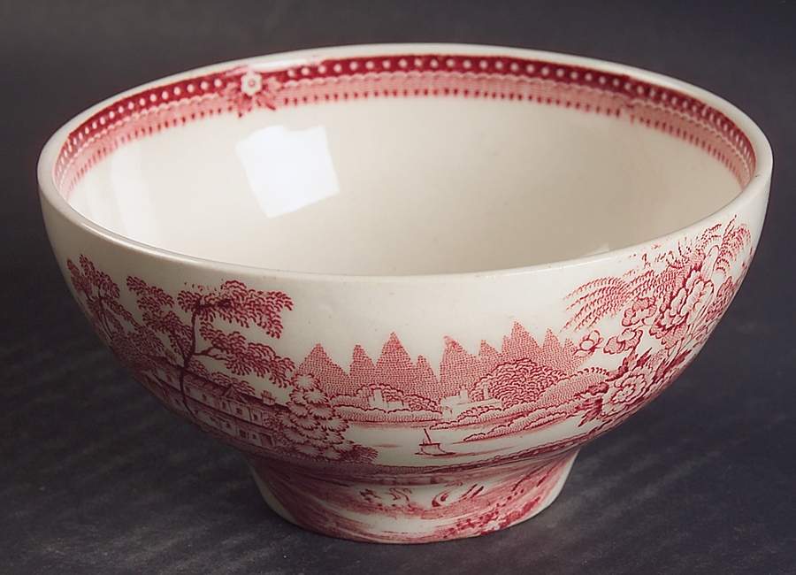 Tonquin Red Pink Mayonnaise Bowl by Royal Staffordshire-1