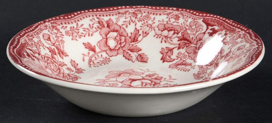 Tonquin Red Pink Fruit/Dessert (Sauce) Bowl by Royal Staffordshire-1