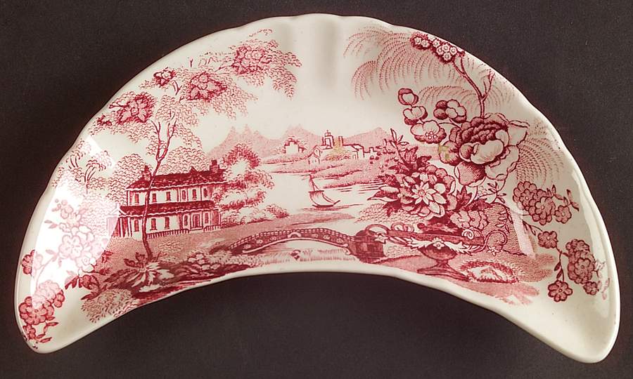 Tonquin Red Pink Bone Dish by Royal Staffordshire-1
