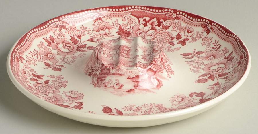 Tonquin Red Pink 9" Ashtray by Royal Staffordshire-1