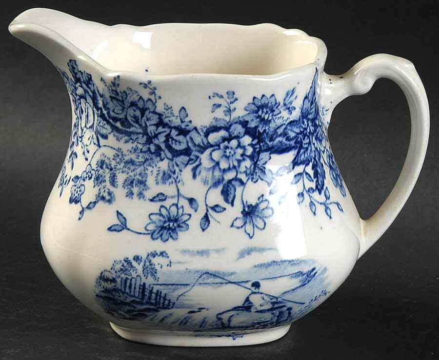 Waterfall blue Creamer by Royal Staffordshire-1