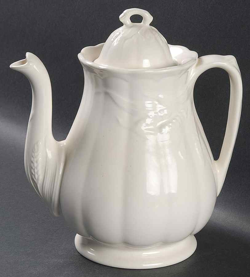 Wheat Coffee Pot & Lid by Arthur J Wilkinson-1