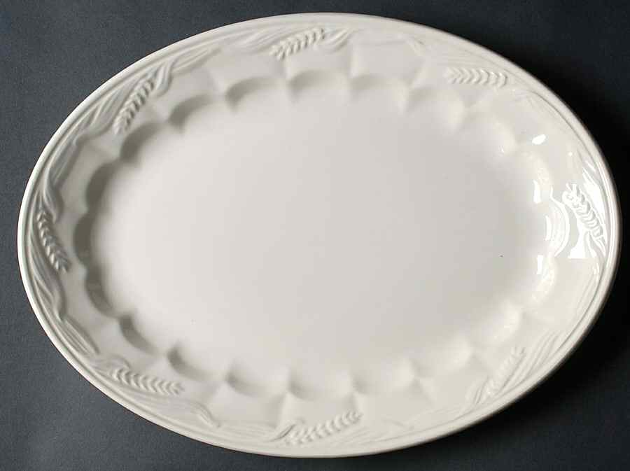 Wheat 14" Oval Serving Platter by Arthur J Wilkinson-1