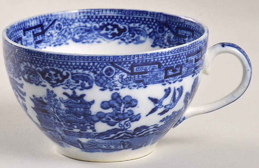 Ye Olde Blue Willow Flat Cup by Royal Staffordshire-1