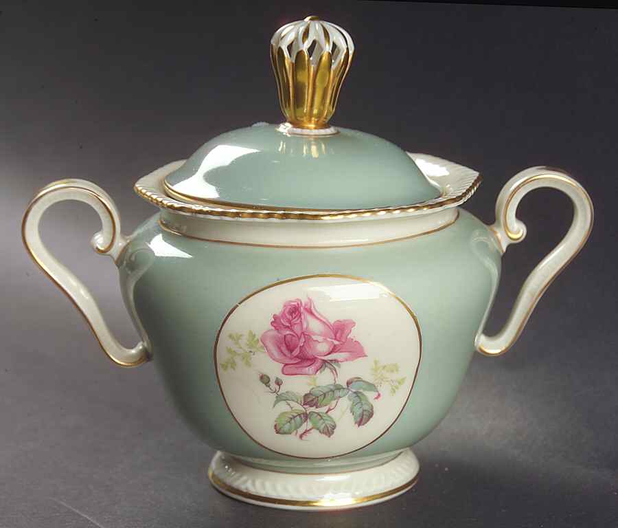 Melrose Sugar Bowl & Lid by Royal Tettau-1