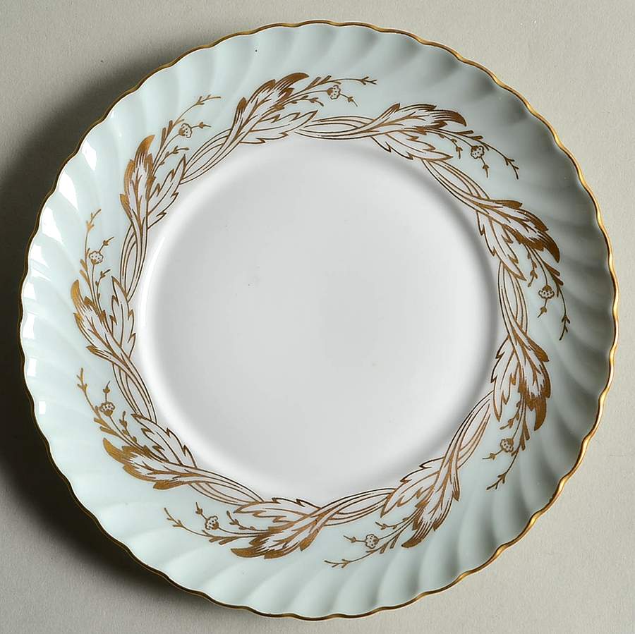 Regal Green Bread & Butter Plate by Royal Tettau-1