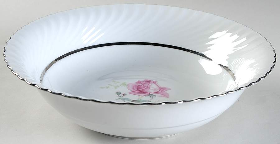Sterling Rose 10" Round Vegetable Bowl by Royal Tettau-1