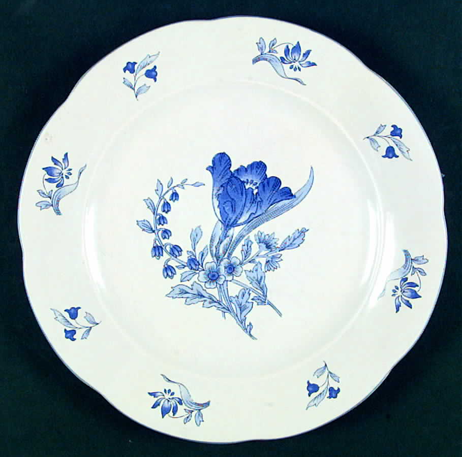 Blue Bonnet Dinner Plate by Wm A Rogers-1
