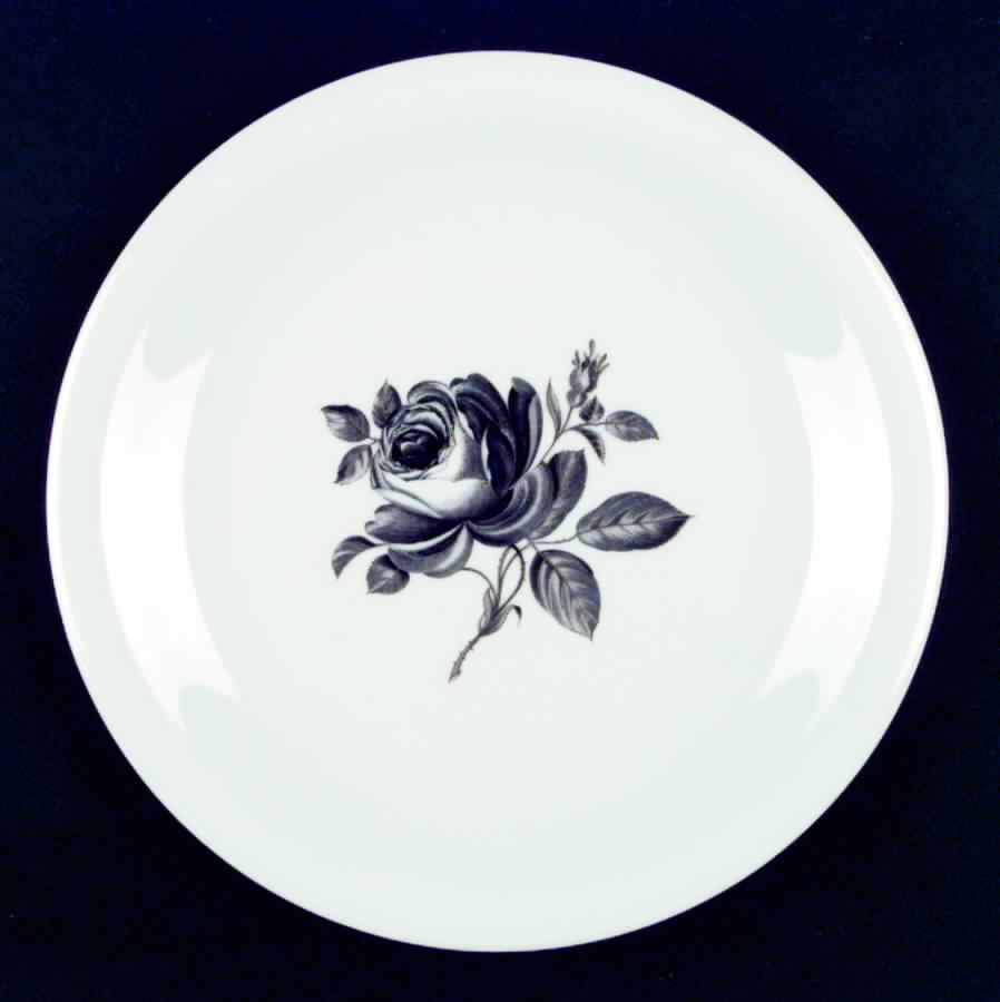 Black Rose Dinner Plate by Royal York (Germany)-1