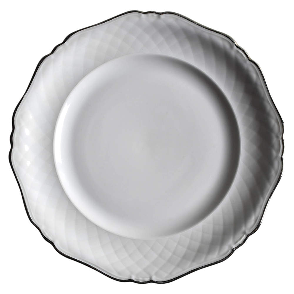 Royal Platinum Dinner Plate by Royal Princess-1