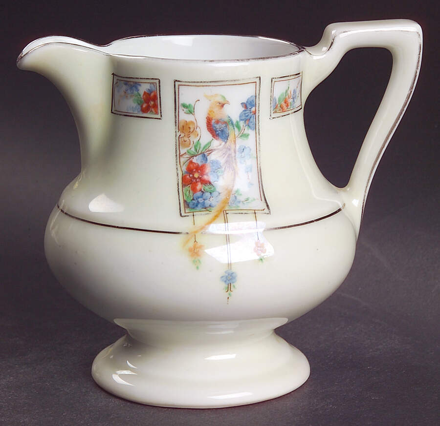 Golden Pheasant Creamer by Royal Rochester-1