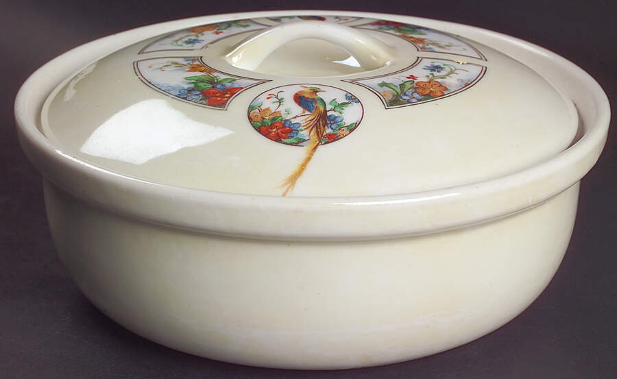 Golden Pheasant 1.5 Qt Round Covered Casserole by Royal Rochester-1