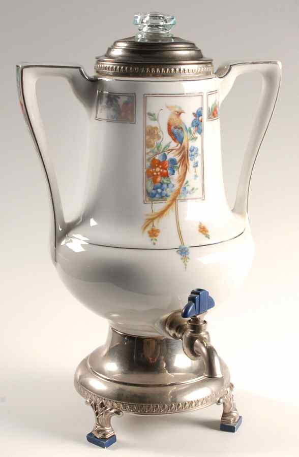 Golden Pheasant Electric Coffee Urn & Lid with Cord by Royal Rochester-1