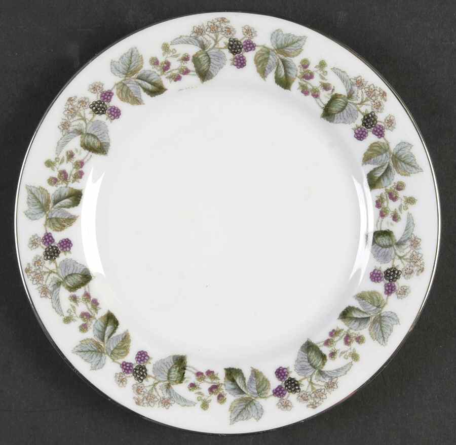 Blackberry Bread & Butter Plate by Royal Signet-1