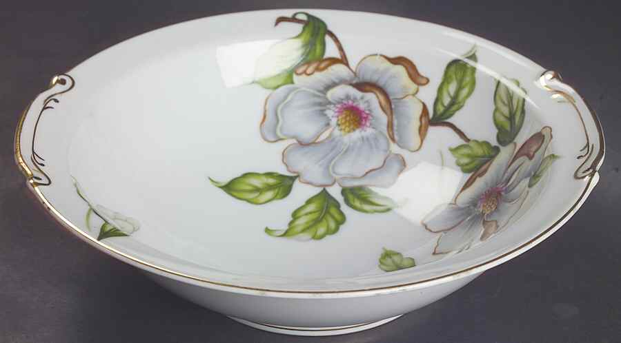 Dogwood 9" Round Vegetable Bowl by Roselyn-1